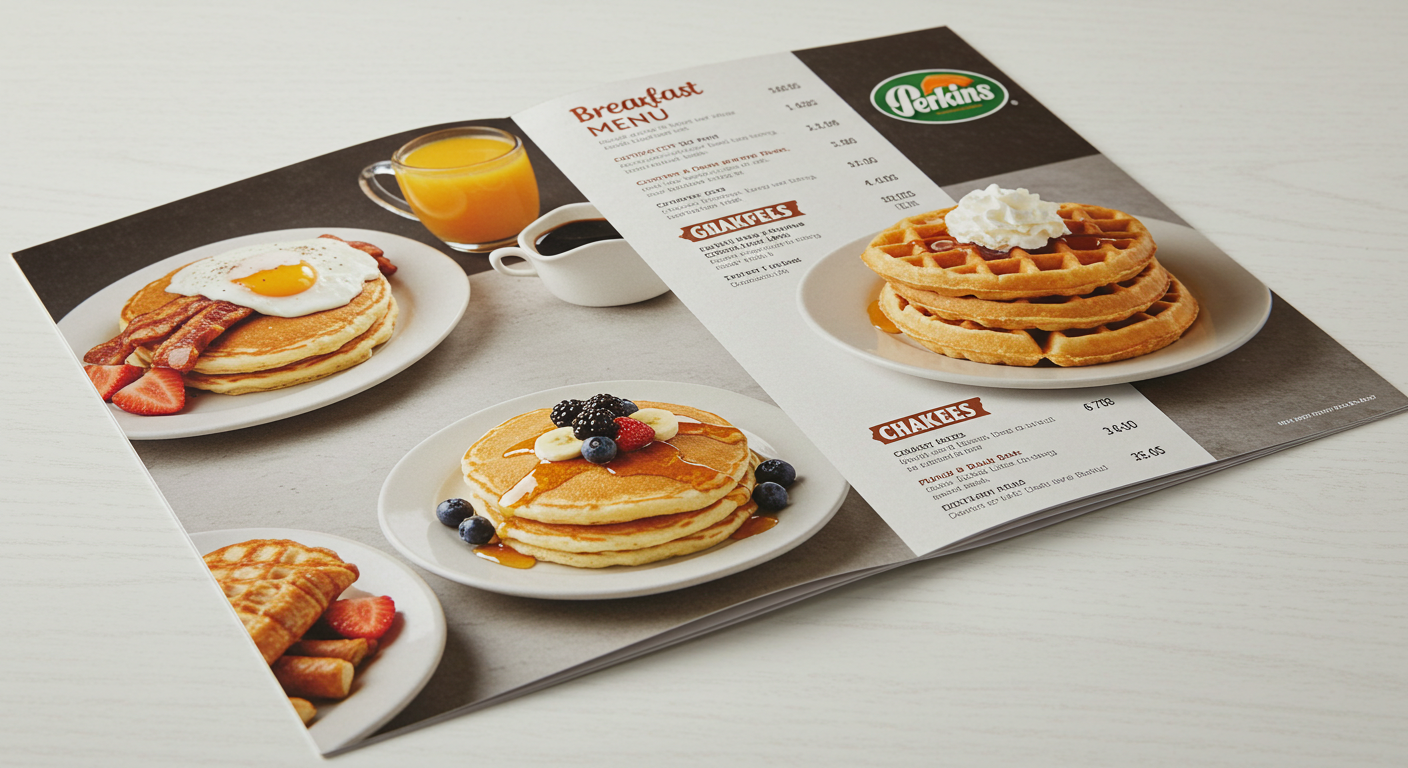 Perkins 55 Plus Breakfast Menu with Prices