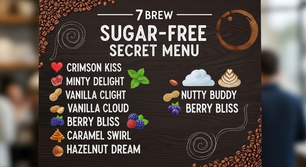 sugar free secret menu 7 brew
